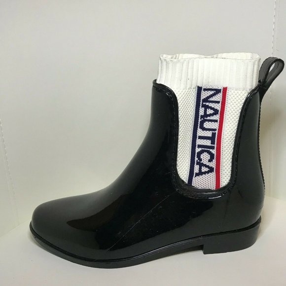 nautica ankle rain boots